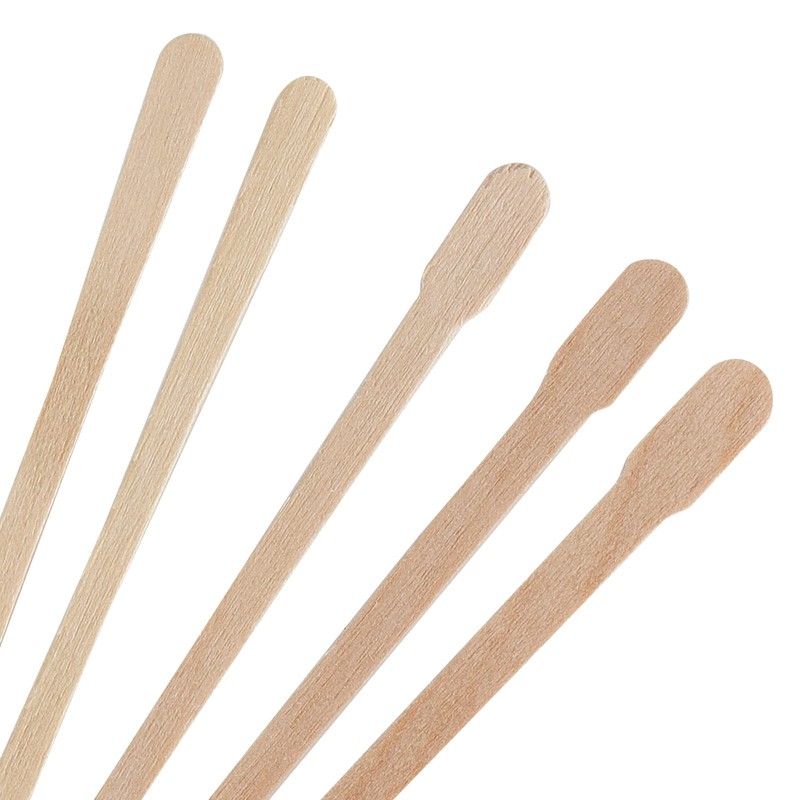 JOIKIT 1000 PCS Eyebrow Wax Sticks, 2 Style Wooden Wax