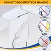 Wakhow 10 Pairs Drop Ceiling Hooks for Hanging, Suspended Track