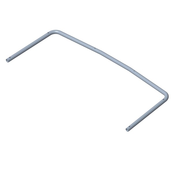 Polaris ATV Support Tube Rack, Rear, Matte Black, Genuine OEM