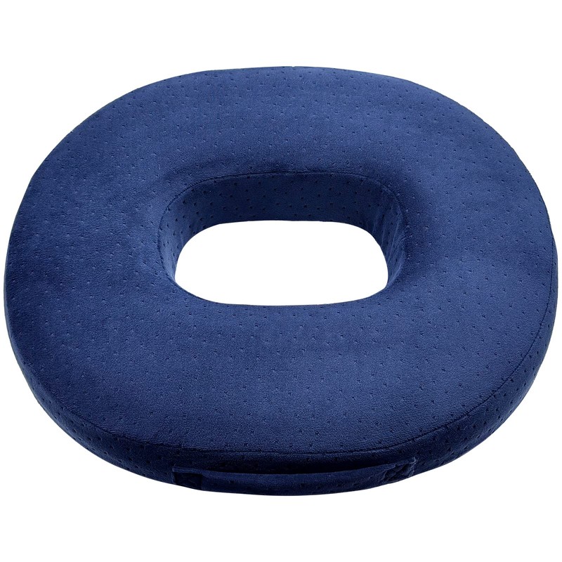 Donut Pillow Memory Foam Seat Cushion - Non-Slip Bottom,Portable Orthopedic