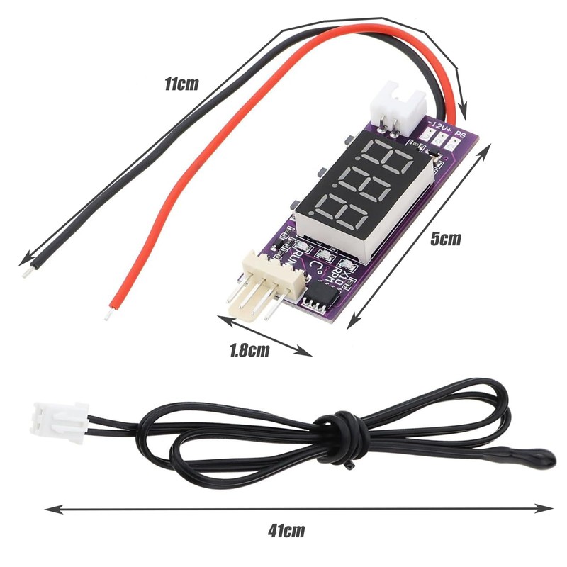 GERUI PWM Fan Speed Control Module, DC 12 V 3