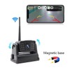 SUIOPPYUW Vehicle Backup Cameras HD Resolution Wireless Connection Wireless Backup