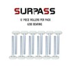 Surpass Garage Door Hardware Kit Roller/Hinge/Top Bracket/Wire Rope (for 16'x8'