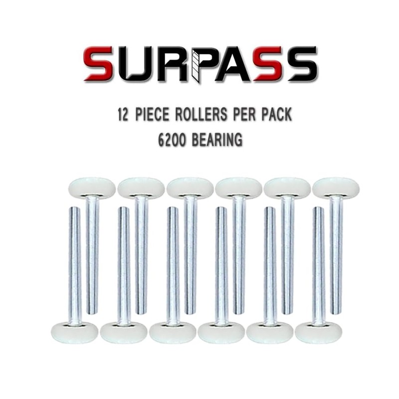 Surpass Garage Door Hardware Kit Roller/Hinge/Top Bracket/Wire Rope (for 16'x8'