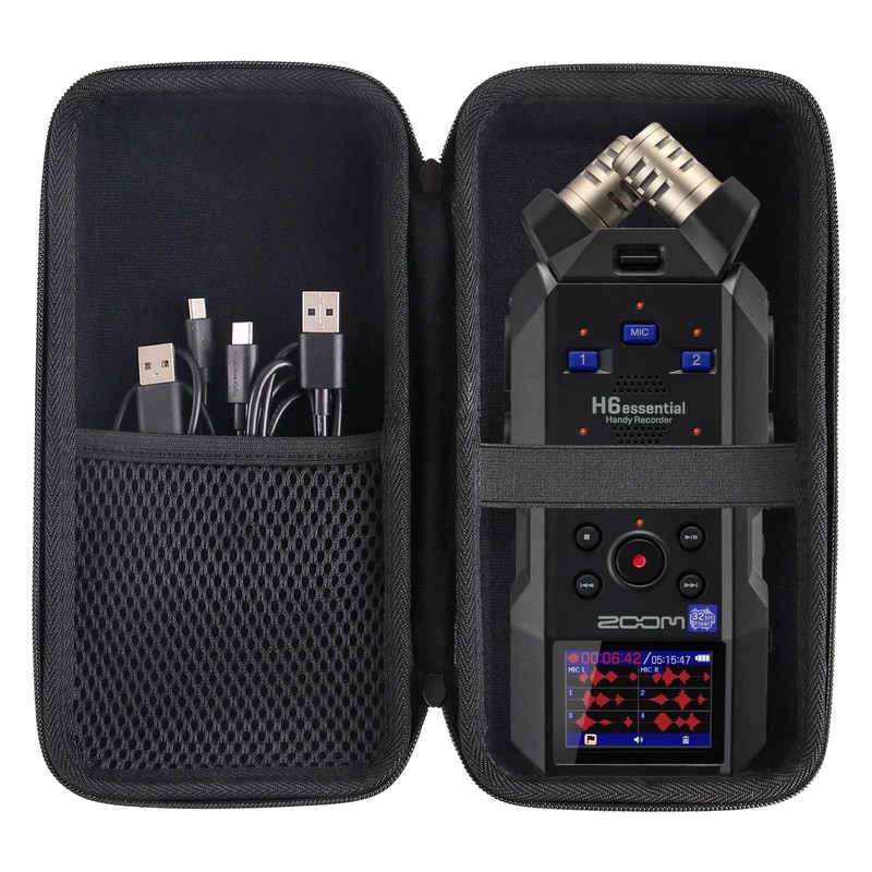 WAIYUJP Storage Case Compatible ZOOM H6 Essential / H6 Zoom