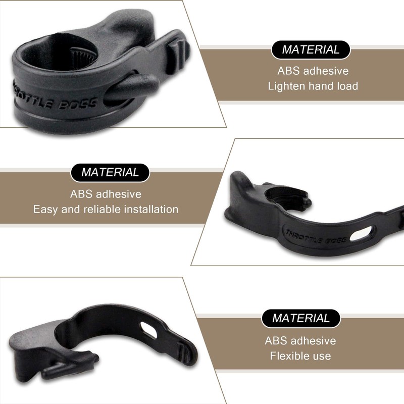 getfay 2 PCS Motorcycle Throttle Modification Aid, Throttle Assist Cruise