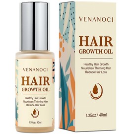 Biotina, aceite de ricino y romero para el crecimiento del cabello para mujeres, tratamientos de pérdida de cabello para cabello seco dañado y crecimiento, suero para cabello más grueso, más largo y más saludable, tratamiento natural rico en vitaminas