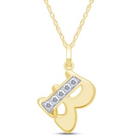 SAVEARTH DIAMONDS Collar con colgante de diamante moissanita de corte redondo de 1/5 quilates en oro de 14 quilates sobre plata de ley 925 con cadena de 18 pulgadas (color G-H, claridad VVS1, 0,20 quilates), Metal, moissanita