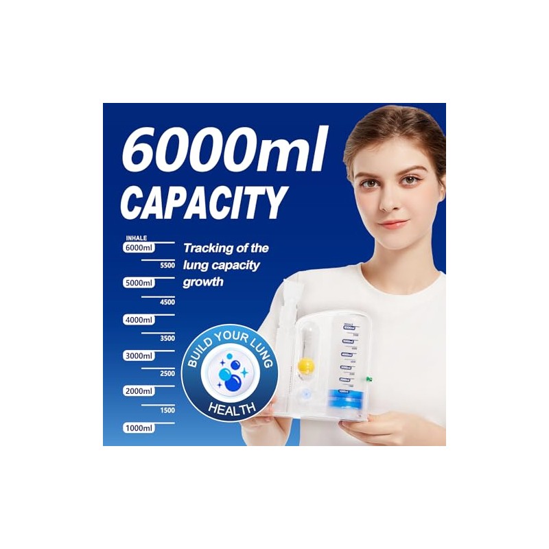 Breathing Exercise Device for Lungs, Lung Exerciser Device – Deep