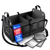Car Trunk Organizer – Large Collapsible Storage Box with Adjustable
