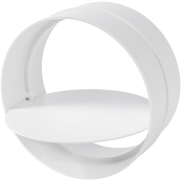 Vent Systems Ø125mm Plastic Inline Backdraft Damper Connect the exhaust
