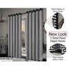 Olivia Rocco Milano Print Blackout Eyelet Curtains Thermal Insulated Ring