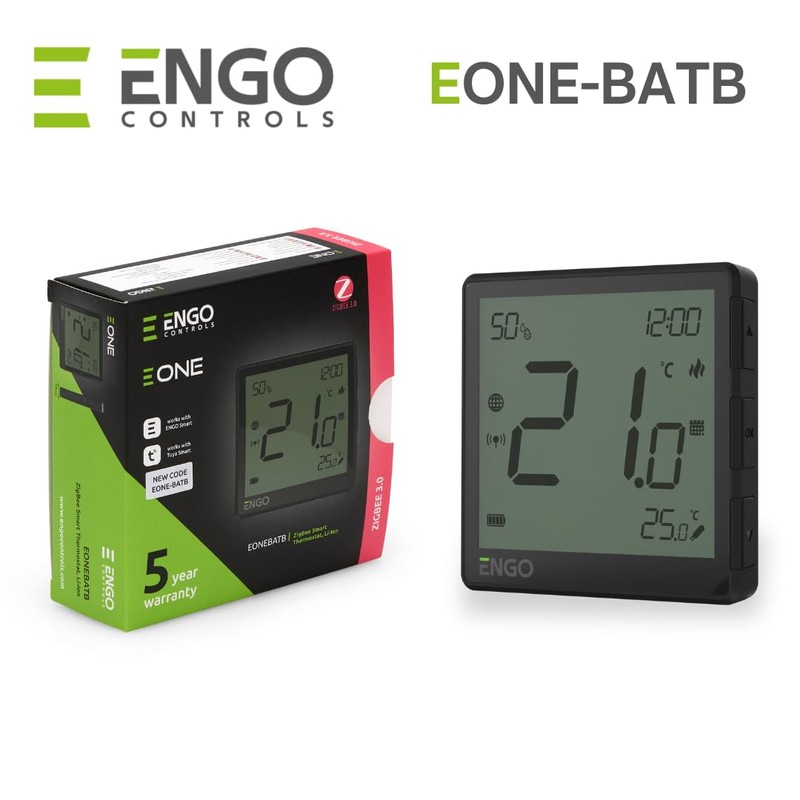 ENGO E-ONE Wireless Smart Thermostat, WiFi Programmable Controller, ZigBee 3.0,