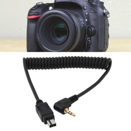 Be In Your Mind 2cps Camera Remote Shutter Cable 2.5mm to N3 Connector Compatible with Nikon D600 D90 D5100 D3200 D7000 D3100