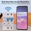 Swokely 2P Smart Circuit Breaker, 100A 220V WiFi Smart Energy