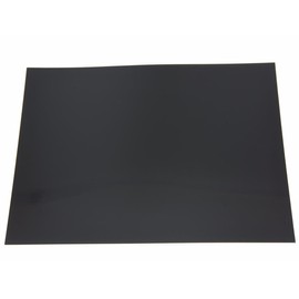 Dopro 25x20cm Black Acoustic Guitar Self Adhesive Scratch Plate Sheet Pickguard Material Sheet