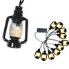 BANBERRY DESIGNS Lantern String Lights - 10 LED Lighted 3"