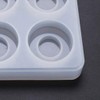 EINCORN Silicone Crystal Epoxy Resin Mold Round Drawer Handle Casting