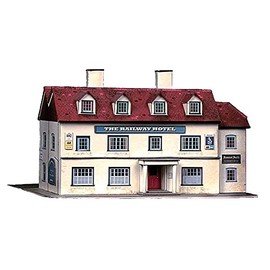 B33 Superquick Railway Hotel - 1/72 OO/HO - Card Model Kit by Superquick