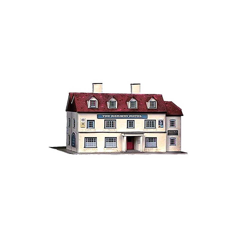 B33 Superquick Railway Hotel - 1/72 OO/HO - Card Model