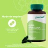 PRONAT | Alga Spirulina 100% Pura, Suplemento Alimenticio, 180 cápsulas