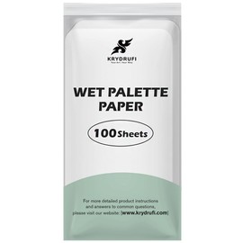 KRYDRUFI 100 Sheets of Wet Palette Paper