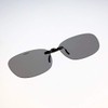 Swans SCP-12 LSMK2 Clip-On Sunglasses, Fixed Type, Polarized Light Smoke