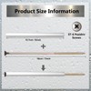 Otoolling 20 Pcs 7'' Gutter Screws with Square Metal Ferrule
