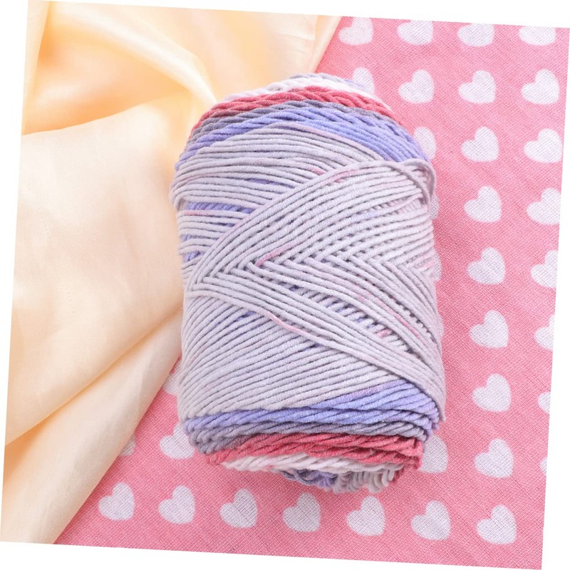 Operitacx Knitting Yarn Woolen DIY Handmade Chunky Knitting Yarn 5