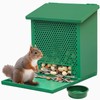 Gavinjitao Squirrel Feeders for Outside，Squirrel Feeder with Foldable Metal Front