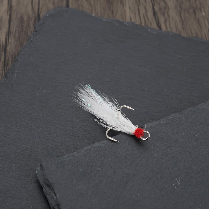 SG Store 30PCs High-Carbon Steel Treble Fishing Hook Three-claw Anchor