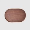 JAJU Oval Walnut Wood Tray_34cmx22cm, Brown Brown_FRFR / 자주 JAJU