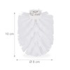 Relaxdays, White Replacement Brush Head for Toilet Brush, Set of