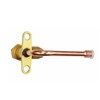 Boginity Air Conditioner 3-Way Globe Valve Elbow for 1/4 Port.