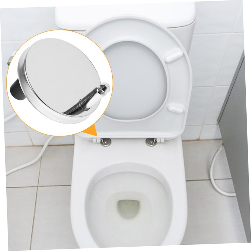 Operitacx 2 Sets Stainless Steel Toilet Seat Replacement Accessories Toilet