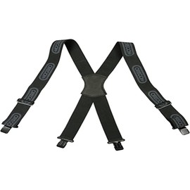 OREGON 562411 Black Logger Braces with Metal Clips