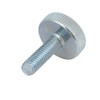 sourcing map Pack of 6 Thread Galvanised Knurled Round Head