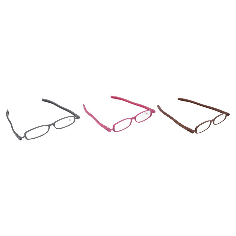 Reading Glasses 360 Degree Foldable Legs Lightweight Presbyopic Eyeglasses for