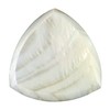 White Abalone Shell Guitar Or Bass Pick - 2.0 mm
