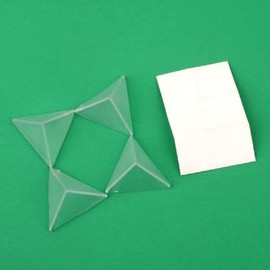 4-Piece Clear Corner Protector Edge Guard for Impact Prevention Triangle Safety Guard 3ea