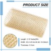 BENECREAT Gold Wedding Mesh Netting Fabric, 2 Yards (1.8m) x