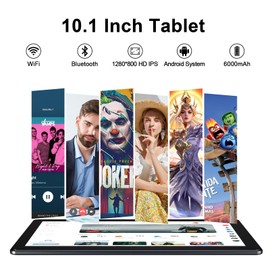 SAIWAN Tablet Android 10 inch,Support 3G Phone Call,2GB RAM, 32G ROM,6000 mAH Battery, USB C Tablet Phone with SIM Slot,1280 * 800 HD IPS, Octa-Core Processor, Touchscreen, WiFi, GPS, Camera,