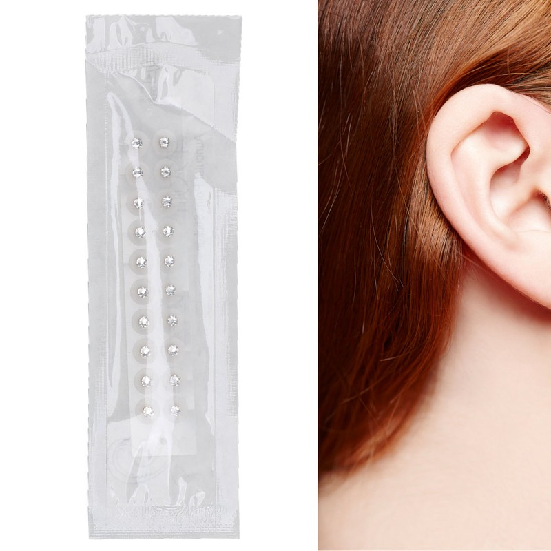 20pcs Ear Acupuncture Auricular Stickers Reduce Discomfort Ear Health Care