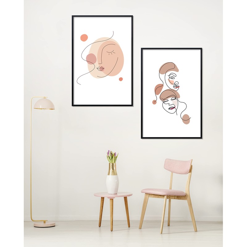 ELSKER&HOME 24x36 Poster Frame 3 Pack, Black Picture Frame for