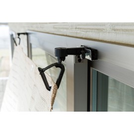 Yamazen NYZF-SW Shade Hooks, Set of 2, Swing Absorption, Shade and Deare, Mounting Hardware, Power Saving, Energy Saving, Veranda, UV Protection, Waterproof, Cool Breeze