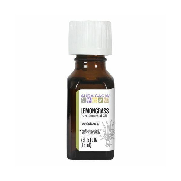 Essential Oil Lemongrass (cymbopagon citratus) 0.5 Fl O