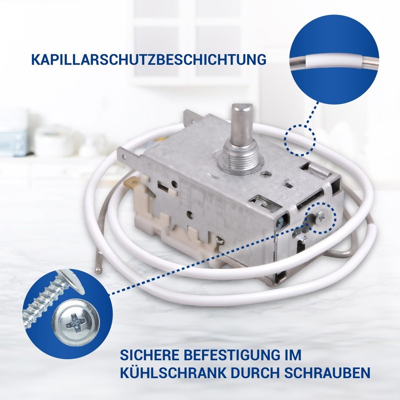 VIOKS Thermostat Like Ranco K59-L2677 Replacement for K59-L2622 Like Liebherr