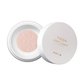 AMIIR Face Powder, Sebum and Shine Prevention, Cosmetic Crack Prevention, Loose Powder, Matte Powder, Makeup, 0.3 oz (10 g) (#02 Natural)