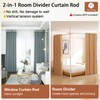 Room Divider, No Drilling Curtain Rod for Room Separation, 4-10ft