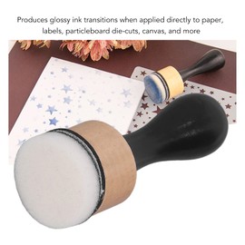 HEEPDD Cepillo de Esponja para niñOs, Herramienta de Mezcla de Tinta, Herramienta de Mezcla de Pinturas de Tinta con 24 Almohadillas de Espuma de Repuesto para áLbumes de Recortes